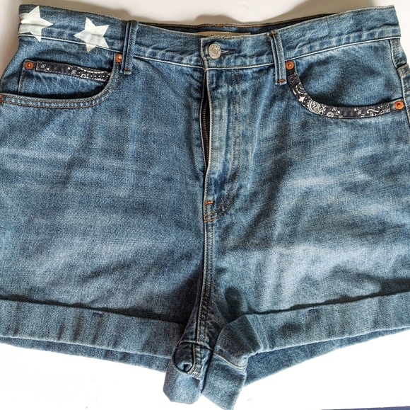 Like New Gap Super High Rise Denim Shorts - Picture 5 of 10